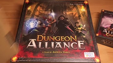 Dungeon Alliance unboxing with Champions and adventure pack 1-4