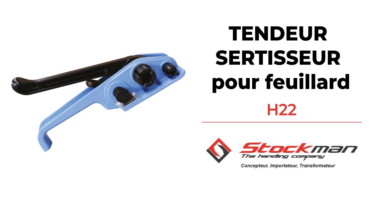 Tendeur standard pour feuillard textile / pp