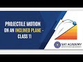 Projectile motion in an inclined plane | Class 11 | JEE MAINS | NEET