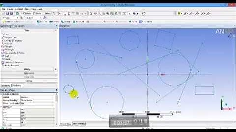 ANSYS Design Modeler : How To Draw Sketches. Ansys Workbench Tutorial for Beginners.