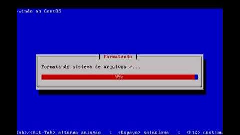 Instalação CentOS 5.4 em modo texto
