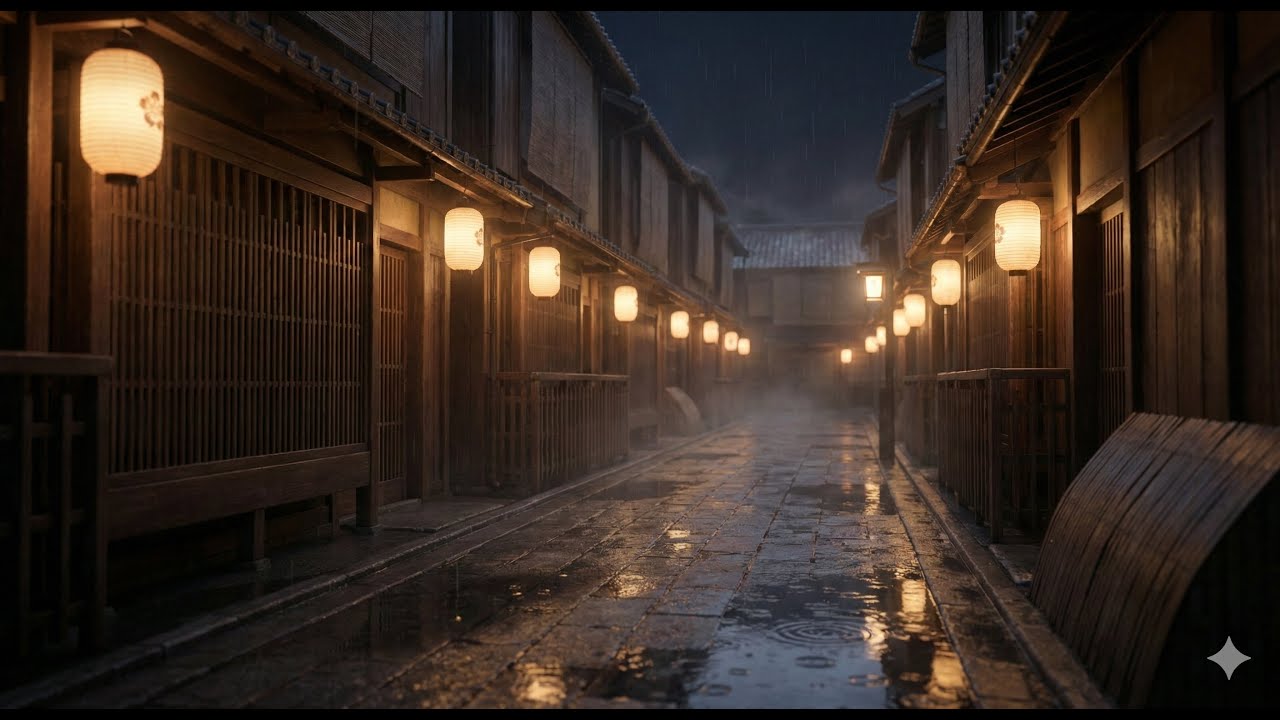 🌧️ ASMR City Street Rain LIVE for Deep Sleep | Night Road Ambience