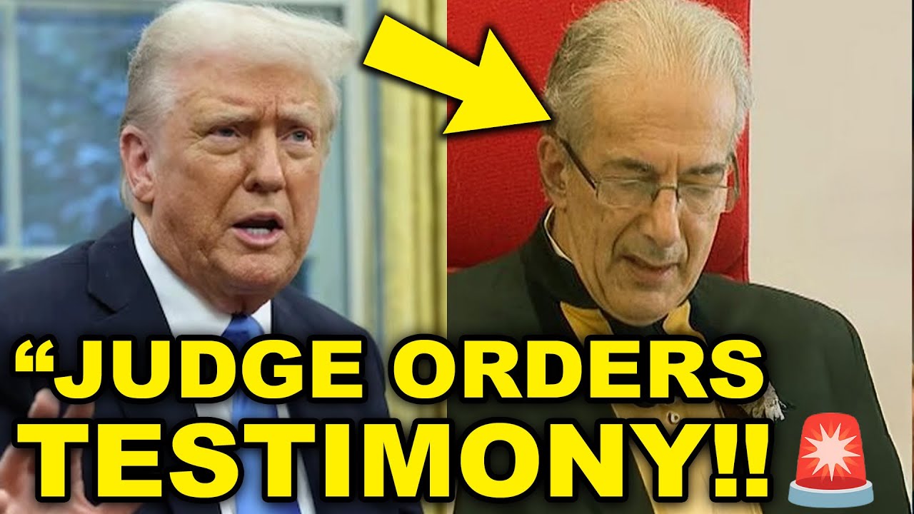 Trump PANICS as Judge ORDERS to TESTIFY for UNLAWFUL ACTS