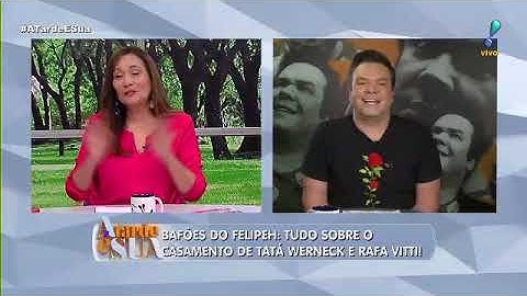 Casamento de Tatá Werneck e Rafa Vitti será em setembro e terá festão