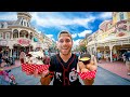 Magic Kingdom's Ice Cream Parlor REOPENS FINALLY | My First Time Having Casey's Corner | Ride Night!