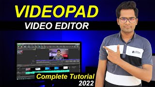 VideoPad Video Editor Tutorial in Hindi | VideoPad Video Editor Complete Tutorial | VideoPad 2022 screenshot 2