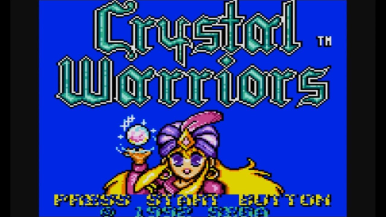 Jeu Crystal Warriors Pour Sega Game Gear - Version PAL, Boîte Incluse - Très Bon état