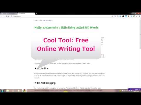 Free Online Writing Tool: 750 Words