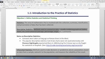 1.1 - Part 1 of 4 - Math 133 Lectures FA15