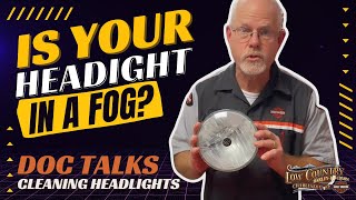 Is your Headlight in a Fog?! | How to Clean your Halogen Motorcycle Headlight | Doc Harley