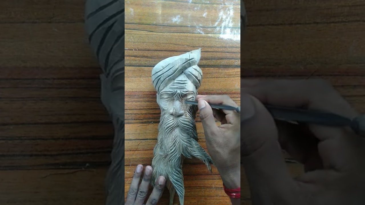 long head  style  mask making for wood