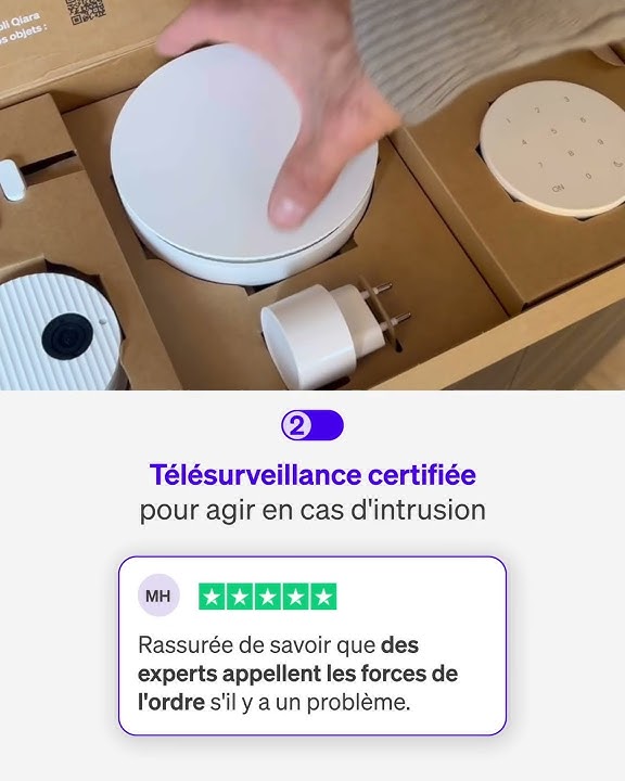 Pourquoi ce système d'alarme Qiara est-il si bien noté ?  #qiara #maisonconnectée #alarme #camera