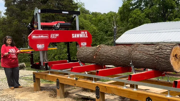 My Wife Found My New Mechmaxx 36 Sawmill and Now She Won’t Give It Back ! #Wife #tree #wood