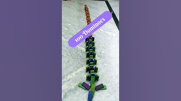 1 to 100 wooden Domino shorts #domino #youtube #shortsfeed #youtubeshorts #shorts #ytshorts