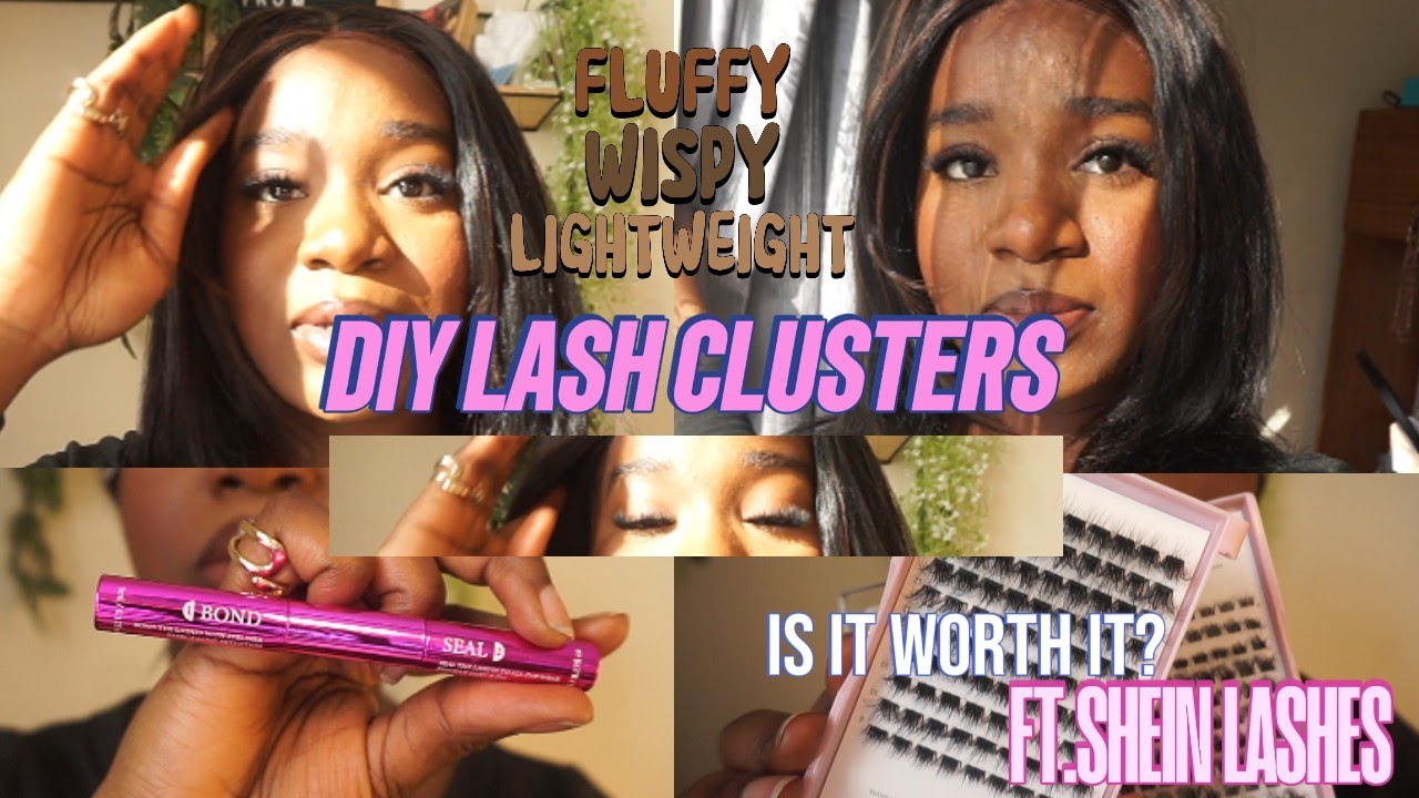 DIY CLUSTER LASHES +SHEIN REVIEW