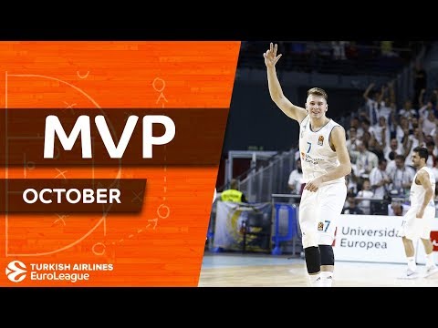 Turkish Airlines EuroLeague MVP for October: Luka Doncic, Real Madrid