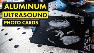 Engrave PHOTOS on Aluminum with a Fiber Laser! | ULTRASOUND IMAGES