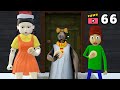 Granny vs *Squid Game* vs Baldi vs Food - funny horror animation (Compilation #66)