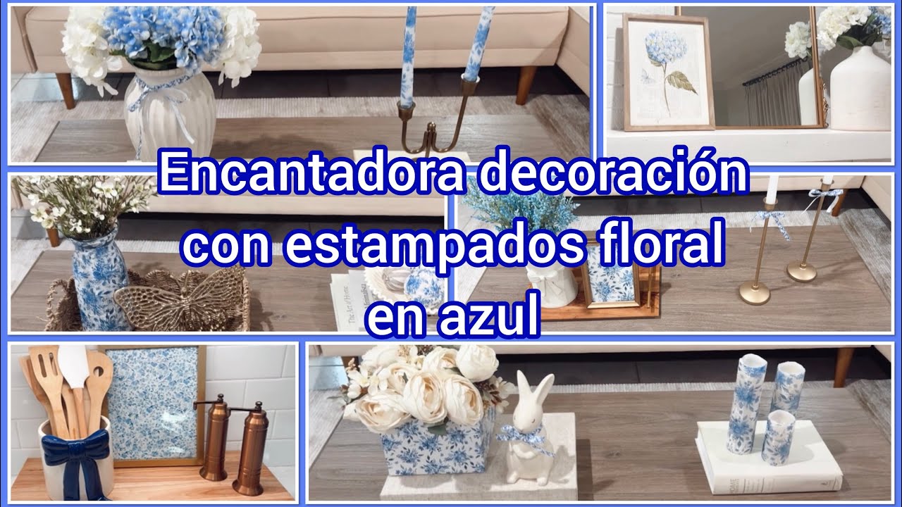 Encantadoras decoraciones con estampados florales para primavera #decoration #homedecor #decor 