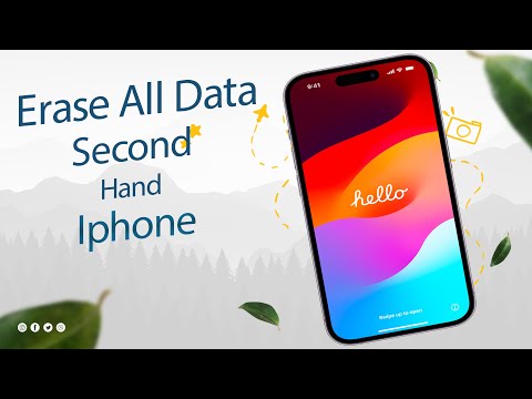 Видео: How To Second Hand Iphone Erase All Data in Tamil