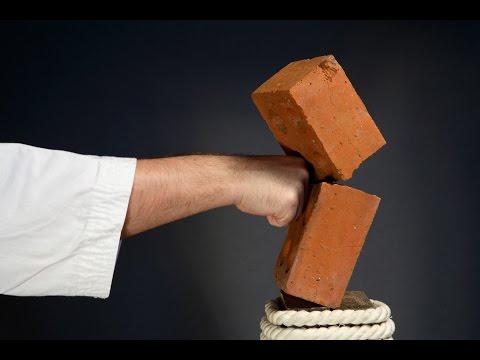 Video: How To Break Bricks With Your Hand