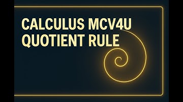 Quotient Rule Derivatives Worksheet  MCV4U IB AP Calculus