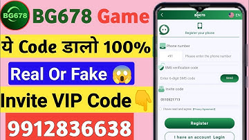 bg 678 game invite code | bg 678 game ka invite code || bg678 invalid code || bg 678 invitation code