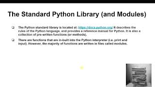 The Python Standard Library