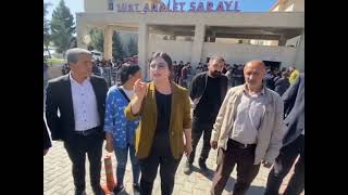 Siirt DEM partili vekile sen bu Milletin vekili değilsin diyen  emniyet amiri