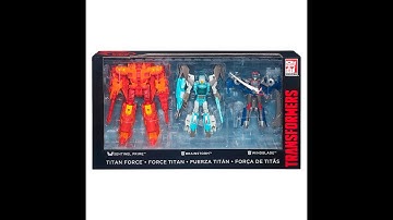 SDCC 2016: Transformers Generations Titans Return Titan Force Set Review