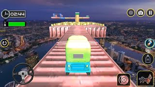 Impossible Free Car Stunts 3D Game-TukTuk Car-Trucos Imposibles Coche Pistas 3D-Android Games screenshot 2