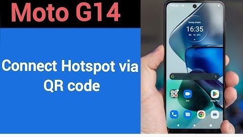 How to connect Hotspot via QR code,Moto G14 Bina password ke hotspot connect kaise karen