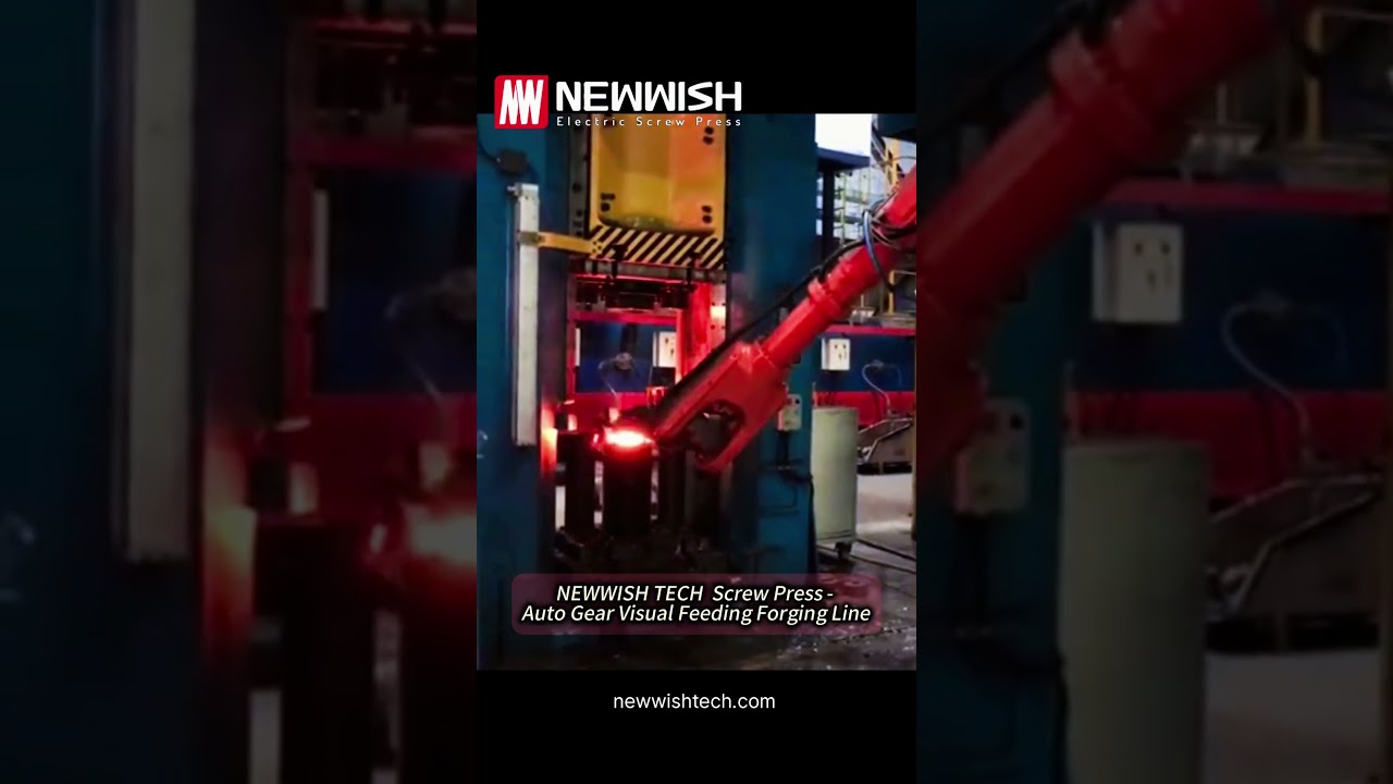 NEWWISH TECH Screw Press - Automotive Gear Visual Feeding Automated 