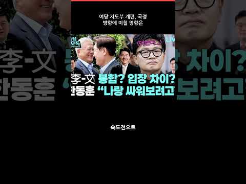여당 지도부 개편, 국정 방향에 미칠 영향은 #Shorts