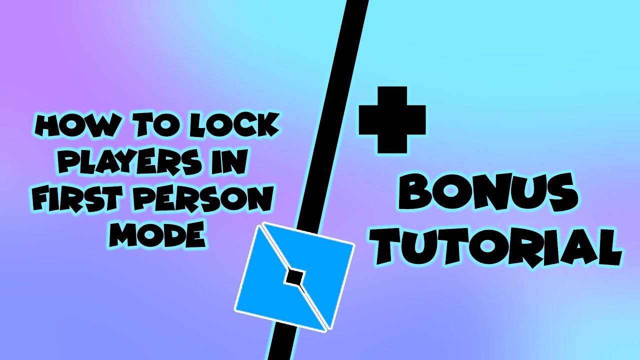 How To Lock Players In First Person Mode In Roblox Studio Bonus Tutorial Youtube - how to add first person lock in a roblox game