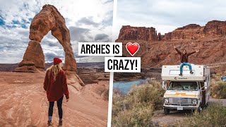 Did We Find Utah’s BEST RV Camping??… At a NATIONAL PARK? - Exploring the Amazing Arches! 🏜😍