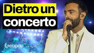 Come funzionano i mega-concerti - la tecnologia dietro le quinte dello show di Marco Mengoni
