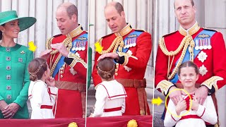 Fans in Tears As William and Charlotte Share sweet Father-Daughter Moment at Trooping the Colour