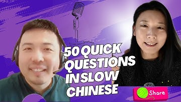 157.🎤 50 Quick Questions in Slow Chinese | Two Teachers Chat | Beginner–Lower Intermediate CI