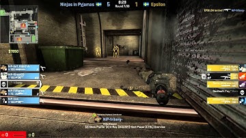 CS:GO NiP V Epsilon Raidcall EMS One Summer Cup #1 Train