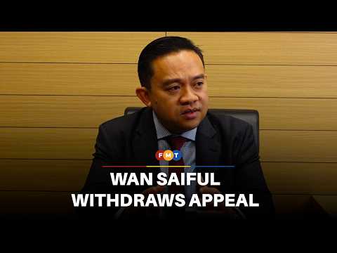 Wan Saiful withdraws appeal against sacking
