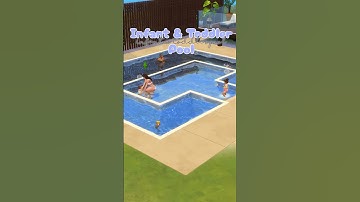 Infant And Toddler Pool Console Friendly Version! #sims4