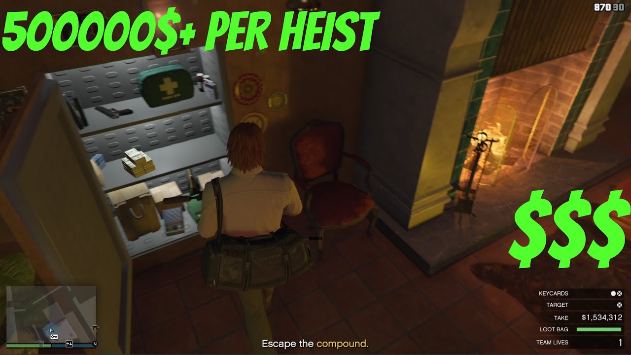 GTAV Cayo Perico Best Way To Make Most Money!!! YouTube