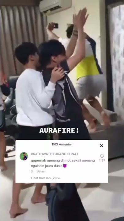buset sekali menang ngelebihin juara dunia aura fire wkwkw