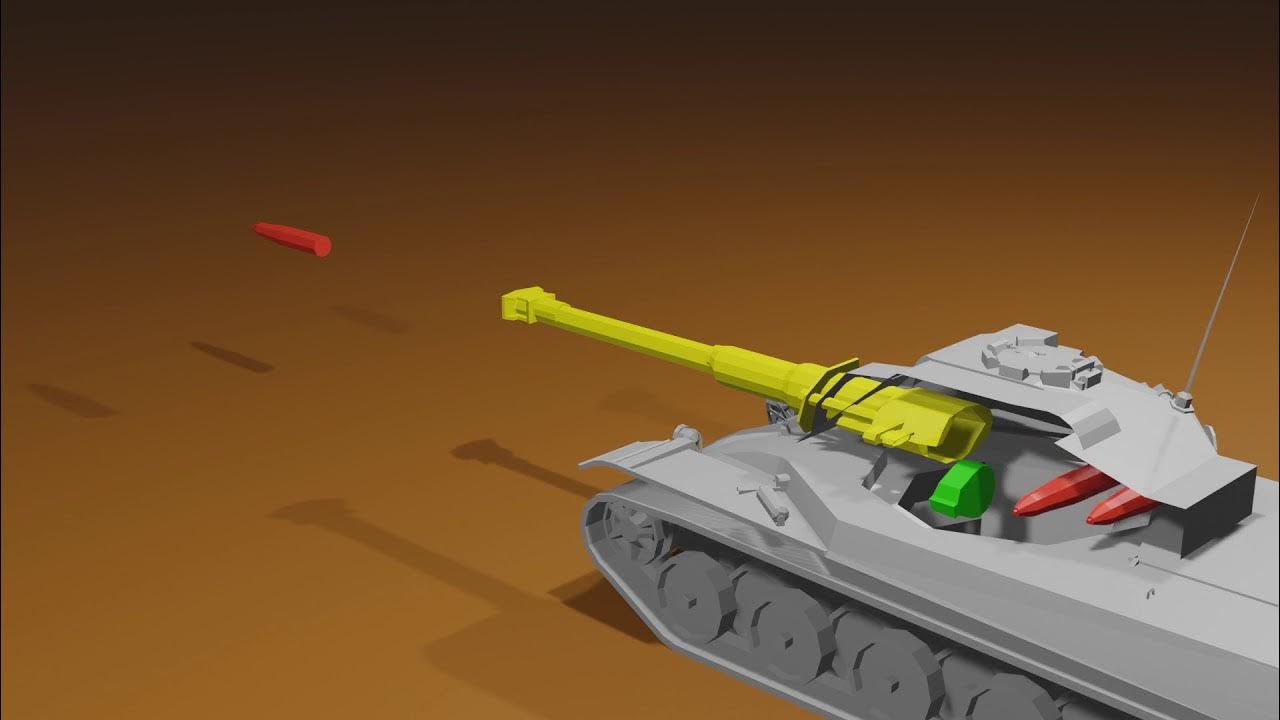 Tank Autoloader animation Blender 2.8 YouTube