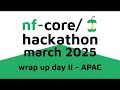nf-core/hackathon March 2025 - wrap up day II - APAC