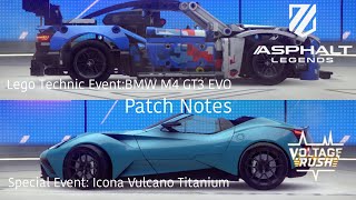 Asphalt Legends Voltage Rush Patch Notes Calendar