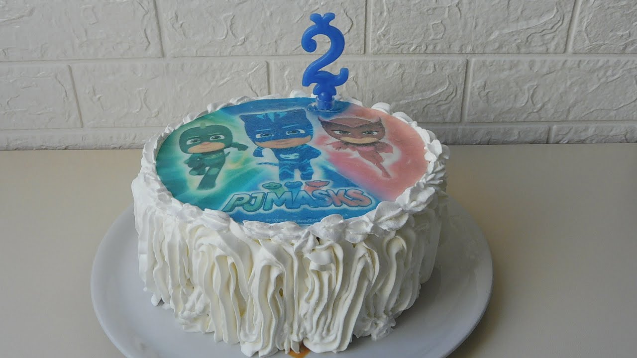 How to make easy homemade birthday cake for 2 years old boy YouTube