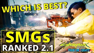 All SMGs Ranked Worst to Best in Cyberpunk 2077 2.1