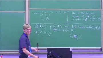 23.07.24, Andrzej Grzesik, Graph limits and flag algebras: day 1